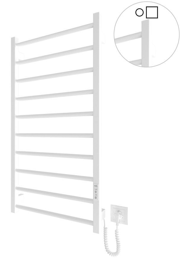Полотенцесушитель электрический Hygge Family HF Leeds 970х530 белый матовый 6.1.0804.06.WM - 6.1.0804.06.WM