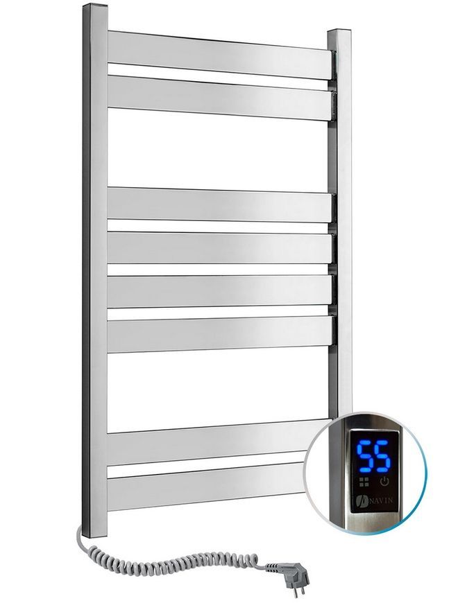 Рушникосушарка електрична NAVIN Largo 500х800 Sensor таймер регулятор ліва 10-044153-5080 - 10-044153-5080