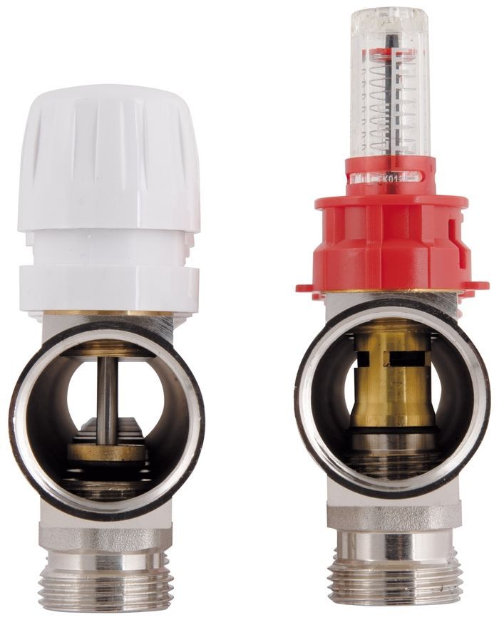 Колектор з витратомірами Thermo Alliance Standart 1" 10 виходів 3/4" SD235W10 латунь - SD235W10
