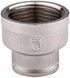 Муфта латунна SD Forte 1 1/2"х1" редукційна нікельована SF3574025