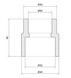 Муфта PPR ALFA PLAST 32х25 - APREDU3225X - 2