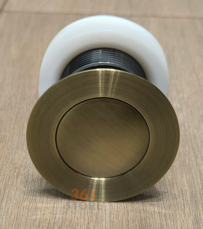 Донный клапан IMPRESE Pop-up бронза для раковины 1 1/4" с переливом - PP280antiqua