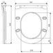 Сидіння для унітазу Qtap (Swan Ultra, Jay Ultra) з мікроліфтом Slim Duroplast, Quick relase QT99SC5179W - QT99SC5179W - 2