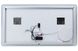 Зеркало QTAP Crow 1200х700 LED-подсветка, часы, линза, сенсорный выключатель QT0578141670120W