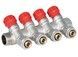 Коллектор SD PLUS 3/4" 4 выхода латунь SD230W4
