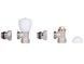 Комплект кранов угловых радиаторных Thermo Alliance Standart 1/2" ВН TAS232W15