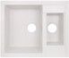 Кухонна мийка з додатковою чашею LIDZ 615x500/200 WHI-01 (LIDZWHI01615500200) - LIDZWHI01615500200 - 1