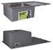 Кухонная мойка Lidz Handmade H7849R Brushed Steel 3,0/1,0 дозатор, корзина LDH7849BRUR4559147524 - LDH7849BRUR4559147524 - 6