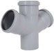 Крестовина канализационная Ostendorf-OSMA HT-System PLUS d75/75/75/75&times;67&deg; SD00057491