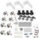 Душевой бокс Lidz Tani SB90x90.SAT.HIGH.FR, высокий, стекло Frost 4мм, стенки WHI LTSB9090SATHIGHFR - LTSB9090SATHIGHFR - 9