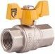 Кран кульовий SD Forte 3/4" ВР для газа (метелик) латунь SF602G20