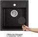 Кухонная мойка QTAP CS 5046 Black (QT5046BLA404) - QT5046BLA404 - 2
