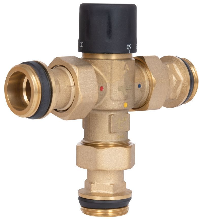 Клапан термостатический смесительный Thermo Alliance Forte 1" НР 30-60 &deg;С латунь SF010W25