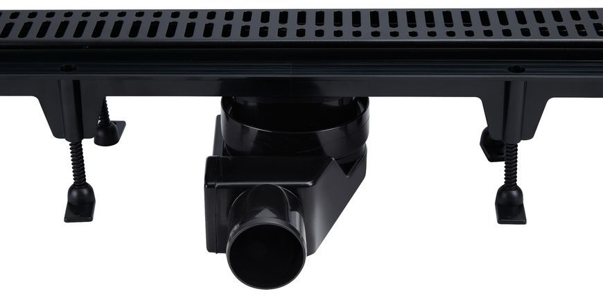 Трап душовий лінійний QTAP PISCES BLA50800304 чорний 740 мм з комбінованим затвором - PISBLA50800304