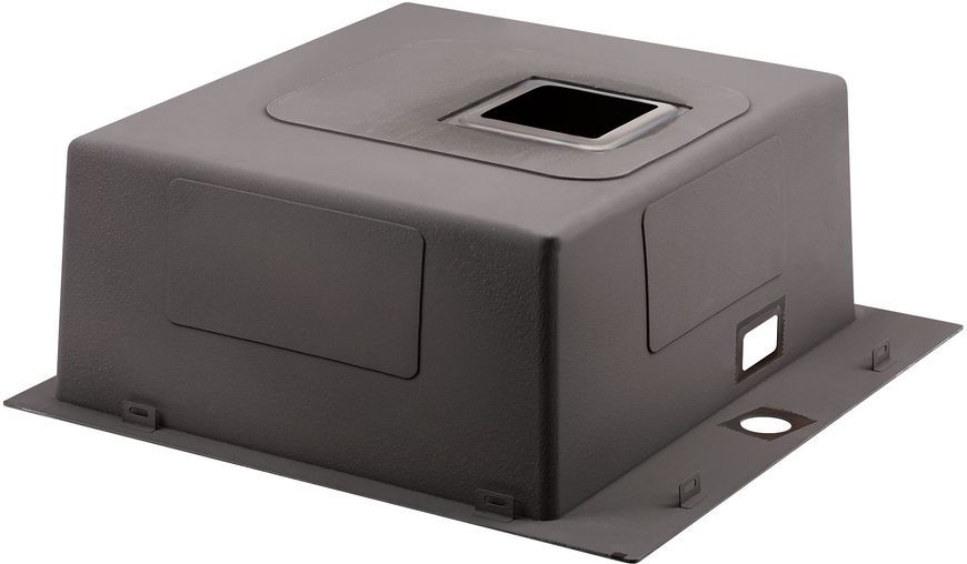 Кухонная мойка интегрированная QTAP DK5050BL PVD 2,7/1,0 мм Black - QTDK5050BLPVD2710