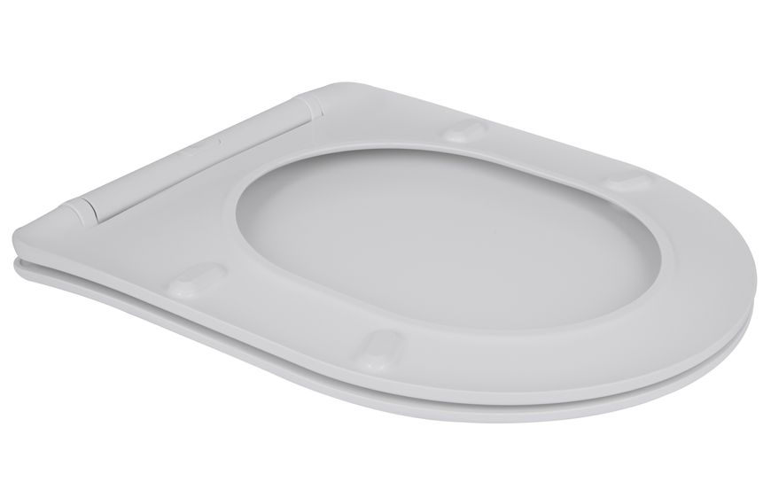 Сиденье для унитаза Qtap (Swan Ultra, Jay Ultra) с микролифтом Slim Duroplast, Quick relase QT99SC5179W - QT99SC5179W