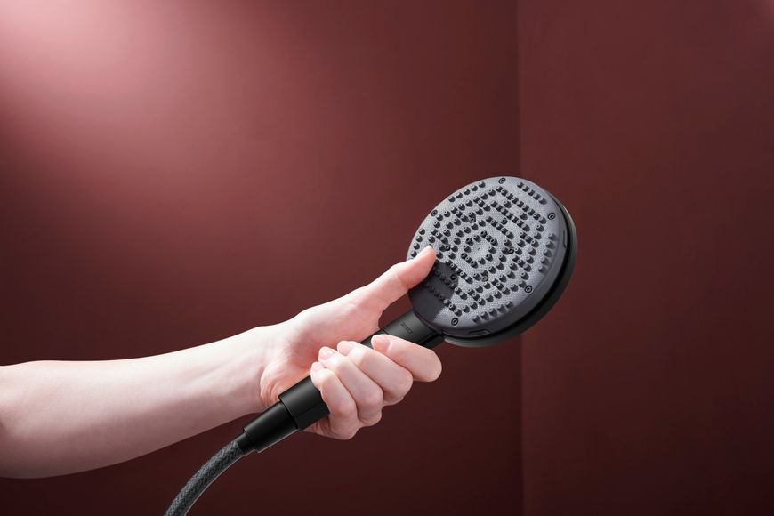 Ручний душ HANSGROHE Raindance Alive Select S 125 3jet EcoSmart+ Matt Black 24512670 чорний - 24512670