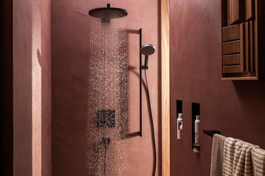 Ручний душ HANSGROHE Raindance Alive Select S 125 3jet EcoSmart+ Matt Black 24512670 чорний - 24512670