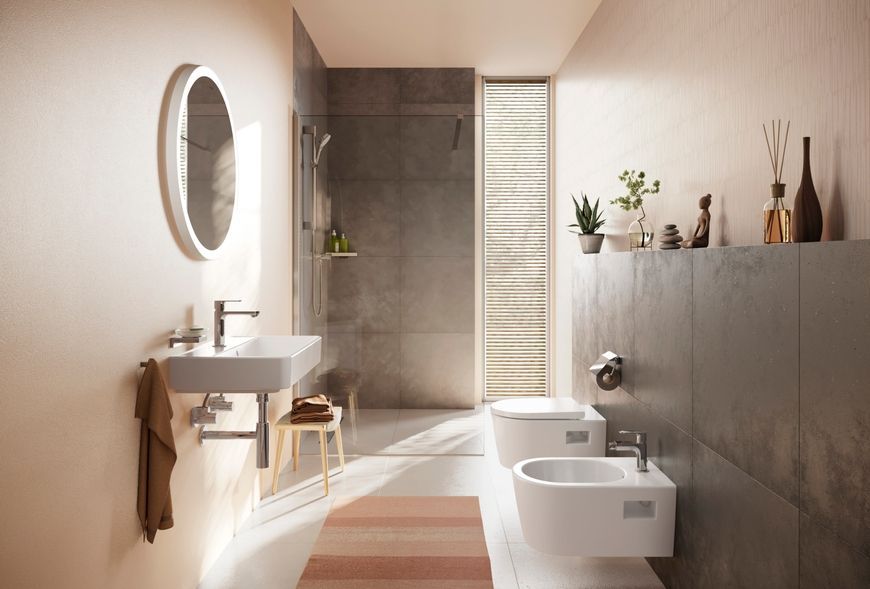 Смеситель для раковины HANSGROHE Rebris S 80 CoolStart хром 72514000 - 72514000