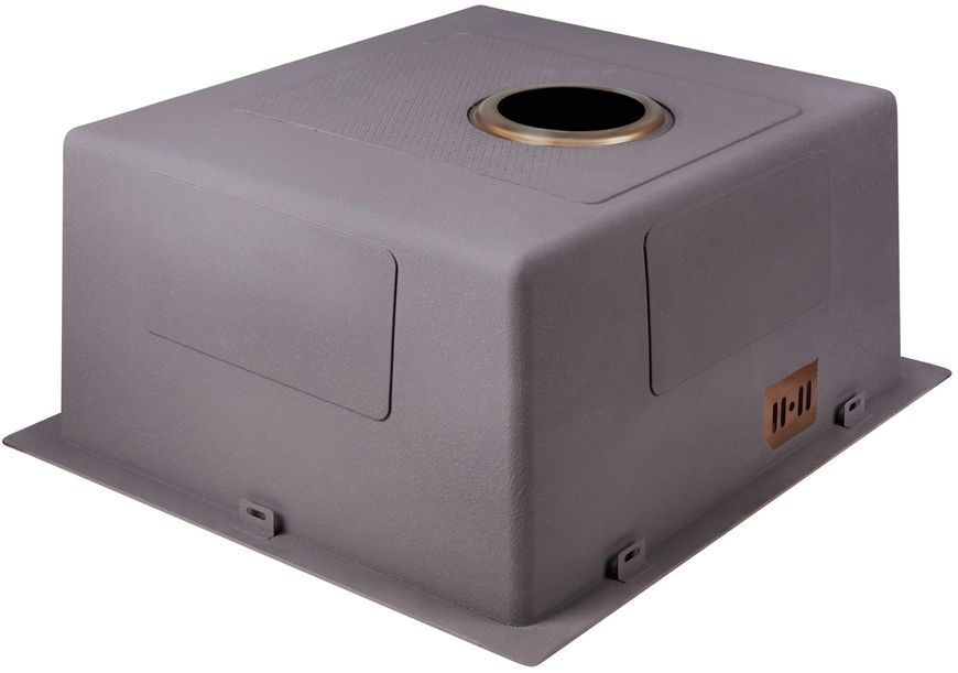 Кухонна мийка інтегрована QTAP D4843BR PVD 2,7/1,0 mm Bronze - QTD4843BRPVD10