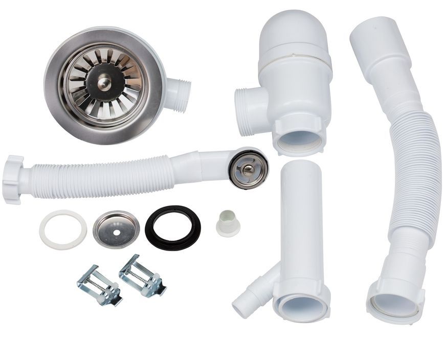 Кухонна мийка з додатковою чашею LIDZ 615x500/200 WHI-01 (LIDZWHI01615500200) - LIDZWHI01615500200