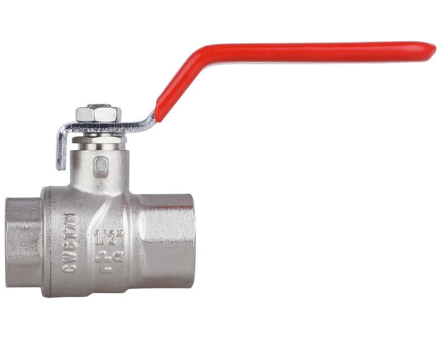 Кран кульовий Thermo Alliance Forte 1/2" ВР прямий, латунь, PN40, важіль SF600W15 - SF600W15