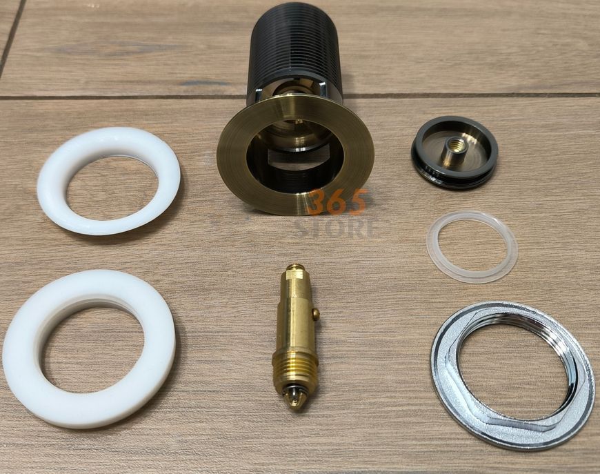 Донный клапан IMPRESE Pop-up бронза для раковины 1 1/4" с переливом - PP280antiqua
