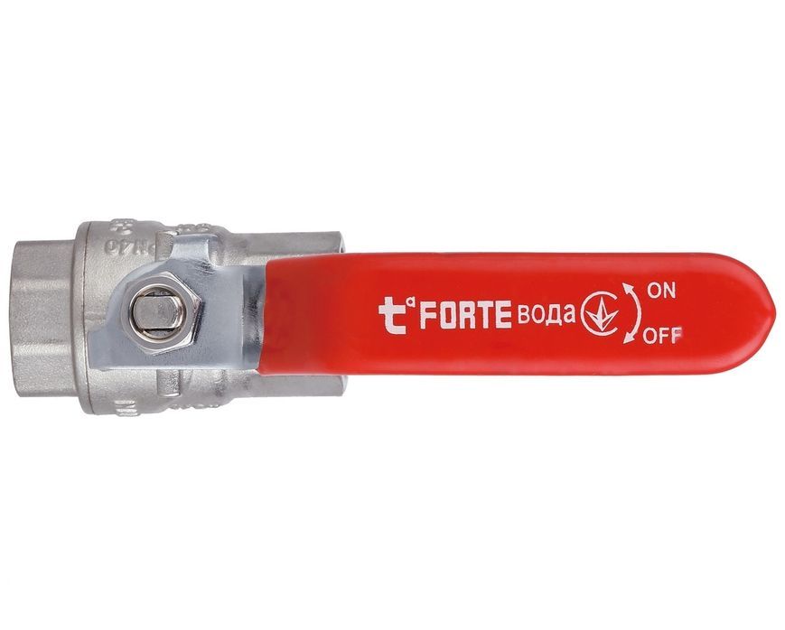 Кран кульовий Thermo Alliance Forte 1/2" ВР прямий, латунь, PN40, важіль SF600W15 - SF600W15
