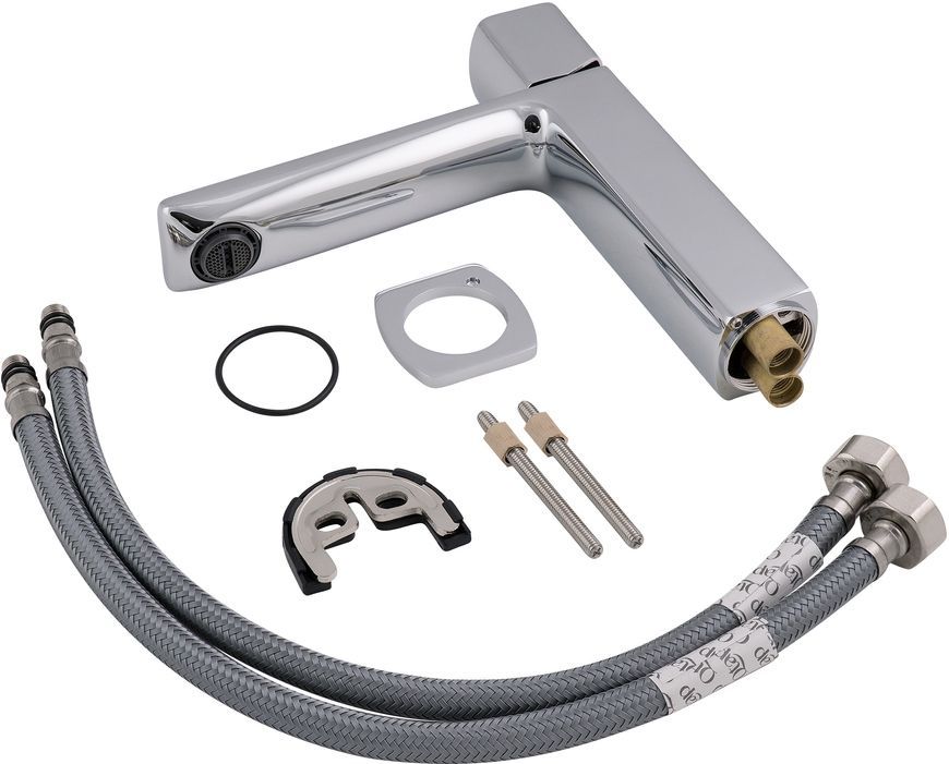 Змішувач для умивальника QTAP Krychle 1852104C - QTKRL1852104C