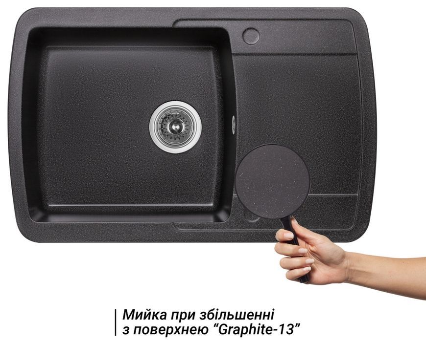 Кухонная мойка LIDZ 770х490/200 GRF-13 (LIDZGRF13770490200) - LIDZGRF13770490200
