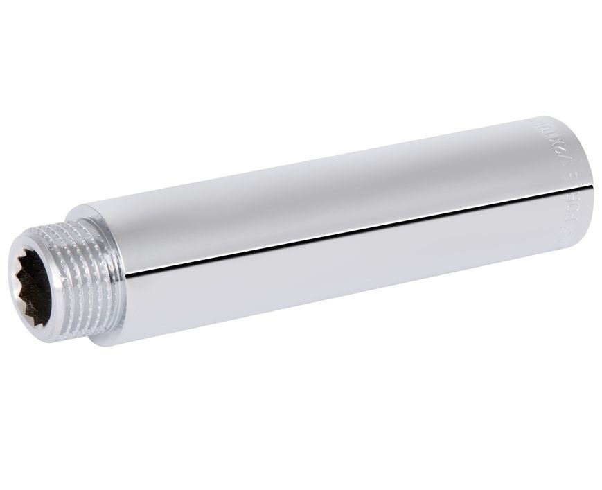Подовжувач латунний хромований Thermo Alliance Forte 1/2" ВРх1/2" ЗР, 100 мм TAF13015100