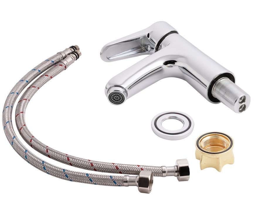Змішувач для умивальника Lidz Nicole 001F (k35) Chrome LDNIC001FCRM21880 - LDNIC001FCRM21880