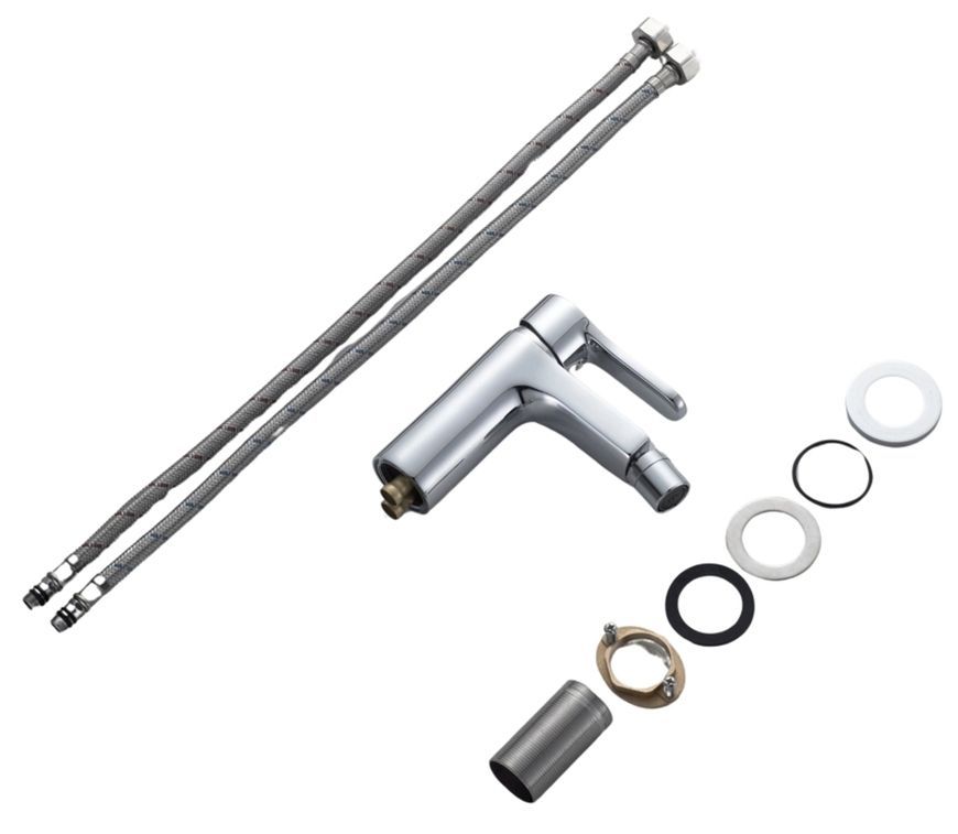 Змішувач латунний для біде Lidz Astra 001AF Chrome (k35) LDAST001AFCRM48089 - LDAST001AFCRM48089