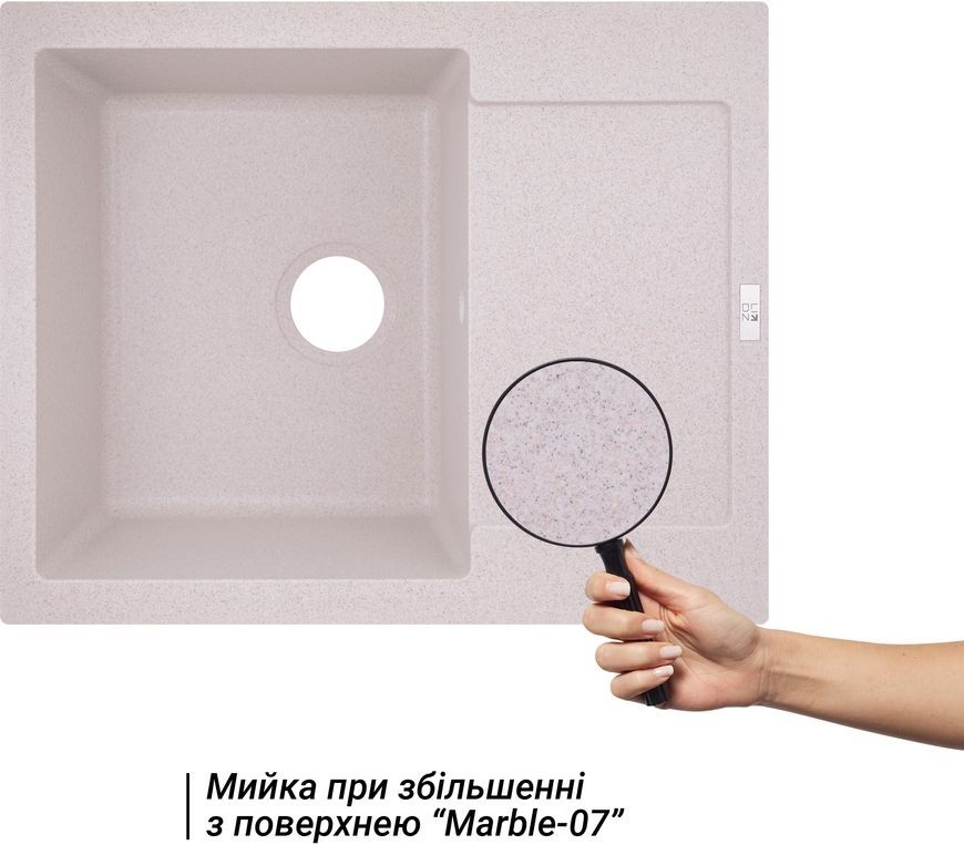 Кухонна мийка LIDZ 625x500/200 MAR-07 (LIDZMAR07625500200) - LIDZMAR07625500200