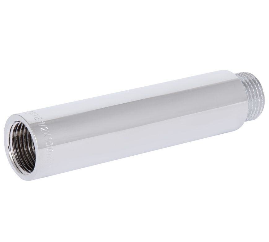 Подовжувач латунний хромований Thermo Alliance Forte 1/2" ВРх1/2" ЗР, 100 мм TAF13015100