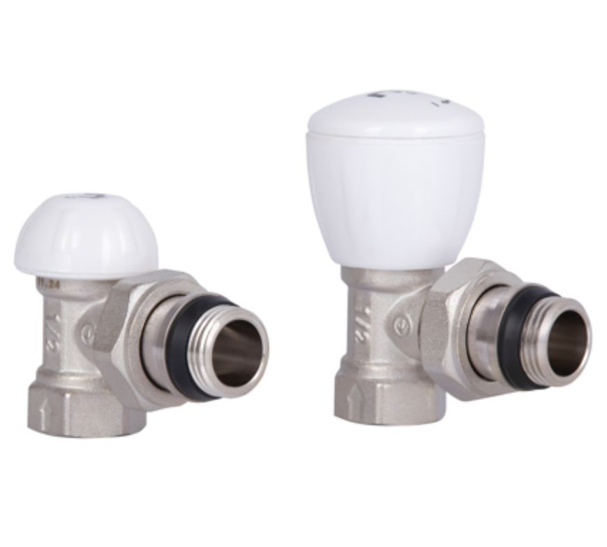 Комплект кранов угловых радиаторных Thermo Alliance Standart 1/2" ВН TAS232W15