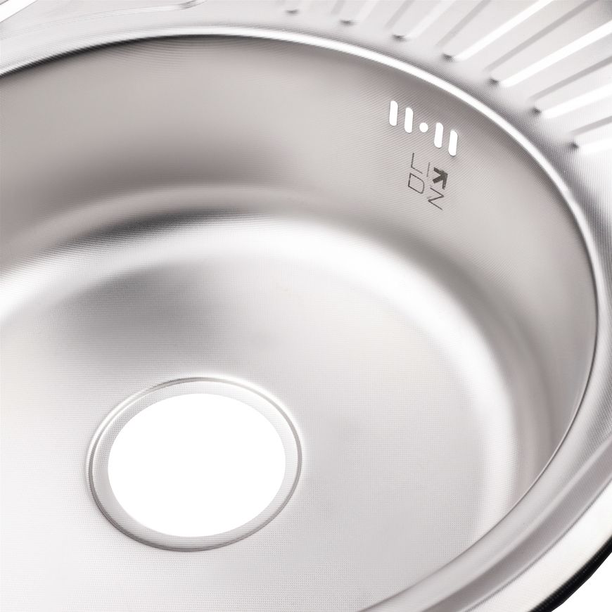 Кухонна мийка LIDZ 5745 Micro Decor 0,6 мм (160) - LIDZ5745MDEC06