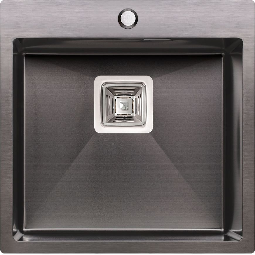 Кухонна мийка інтегрована QTAP DK5050BL PVD 2,7/1,0 мм Black - QTDK5050BLPVD2710