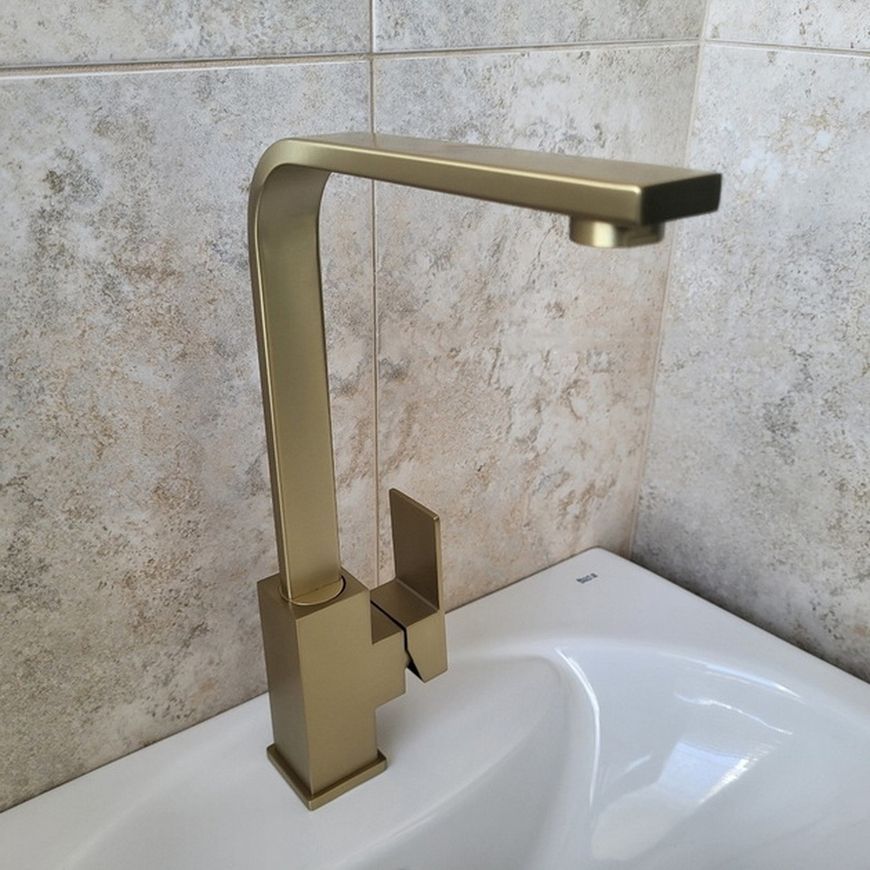 Змішувач для кухні Volle Pardo cepillado oro 1548.110115 золото - 1548.110115
