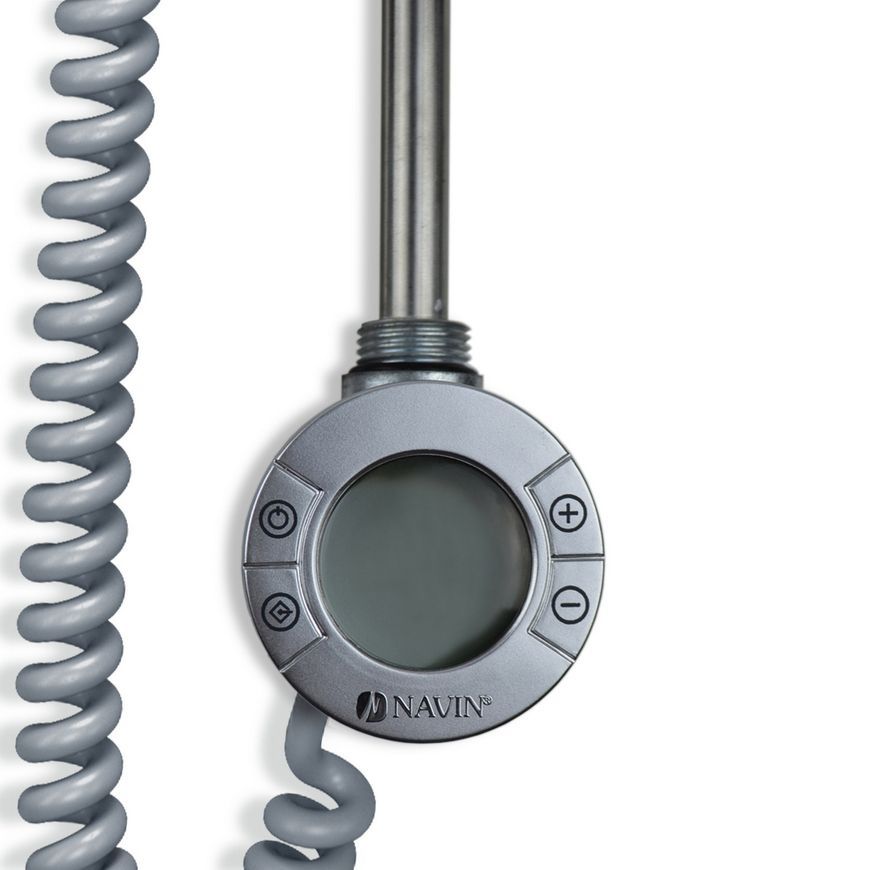 ТЕН для рушникосушарки NAVIN Sigma 600W сірий з функцією програмуванням 20-746033-6060 - 20-746033-6060