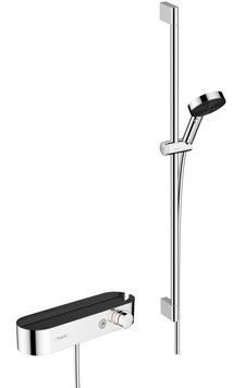 Душевая система HANSGROHE Pulsify Select S 105 3jet Relaxation с термостатом 24270000 хром - 24270000