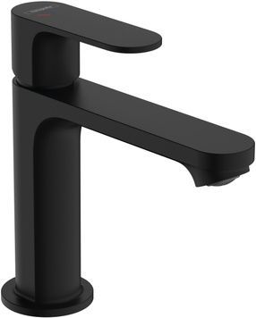 Змішувач для раковини HANSGROHE Rebris S 110 CoolStart чорний матовий 72519670 з донним клапаном - 72519670