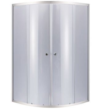Душова кабіна LIDZ ŁATWA 80x80, SC80x80.SAT.HIGH.GR, скло тоноване 4 мм, без піддону - LLSC8080SATHIGHGR2