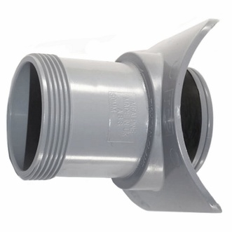 Муфта (врізка в трубу) McALPINE для каналізаційних труб 110/50 мм з гайкою (компресійне з'єднання) BOSSCONN110-50-GR