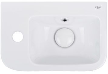 Раковина QTAP Tern 375х245х135 White з донним клапаном QT171110100LW - QT171110100LW