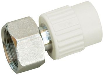 Муфта PPR з накидною гайкою BLUE OCEAN 20х1/2" ВР з латунним штоком BOCAFT2001NBX - BOCAFT2001NBX