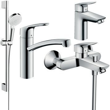 Набор смесителей HANSGROHE EcoSmart 4 в 1 (71104000+71400000+26534400+31806000) 20200012