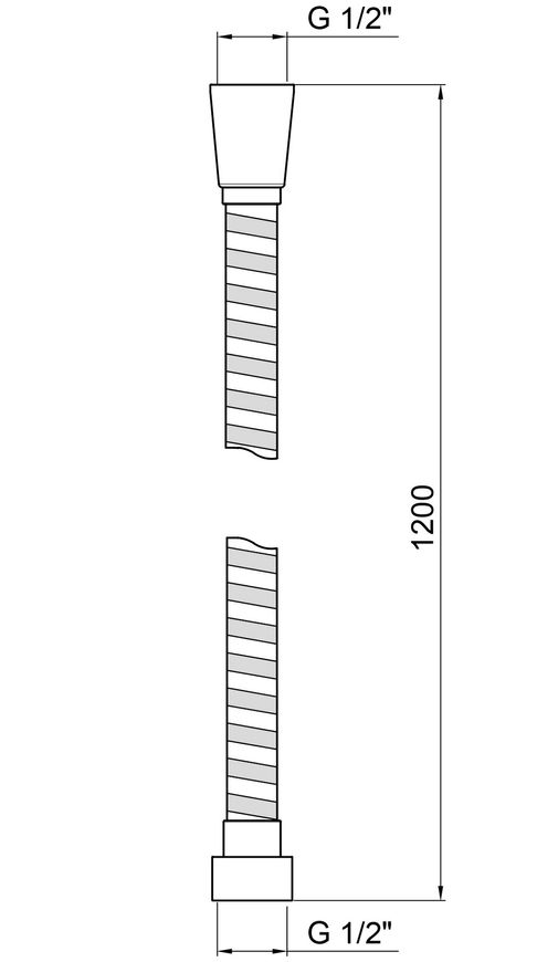 Набор для гигиенического душа QTAP 4 в 1 Slavonice скрытого монтажа QTSLV6042103C45524 хром - QTSLV6042103C45524