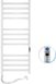 Рушникосушарка електрична NAVIN Авангард 480х1200 Digital таймер регулятор ліва біла 12-028152-4812 - 12-028152-4812 - 1
