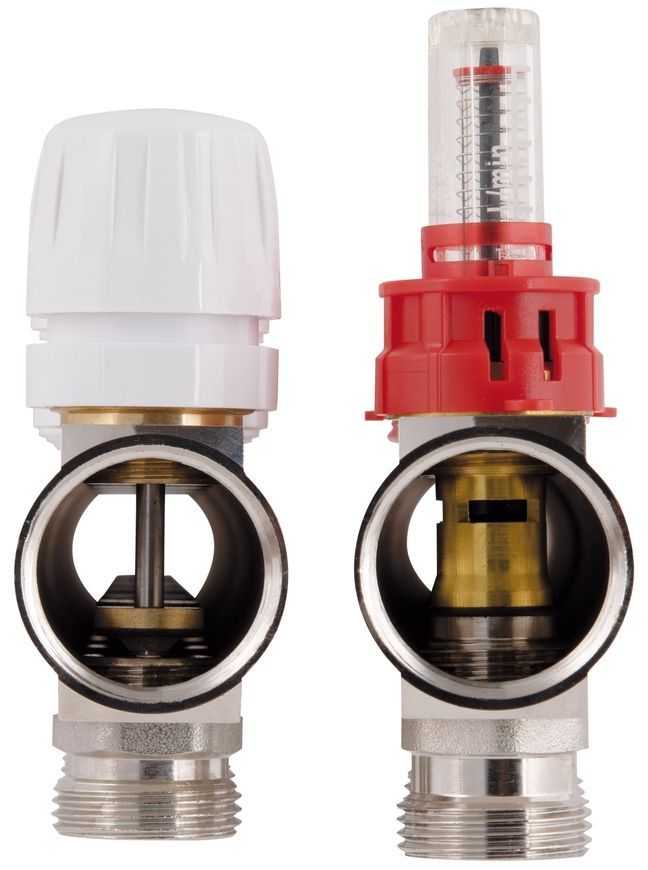 Колектор з витратомірами Thermo Alliance Standart 1" 11 виходів 3/4" SD235W11 латунь - SD235W11